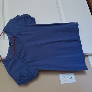 Gap Navy Blue Dainty girls tee